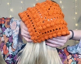 Crochet Bobble Bandana, Hair Accessory