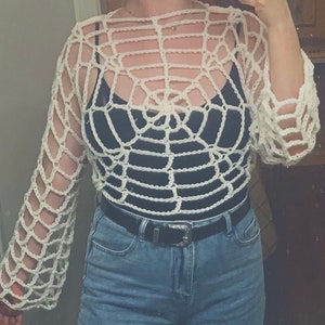 Spiderweb Crochet Top