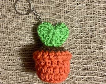 Sweetheart Hoya Plant Keychain