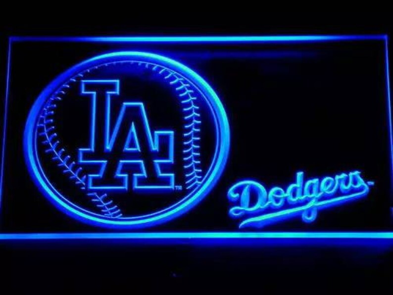 Los Angeles Dodgers LED Lights & Signs Etsy