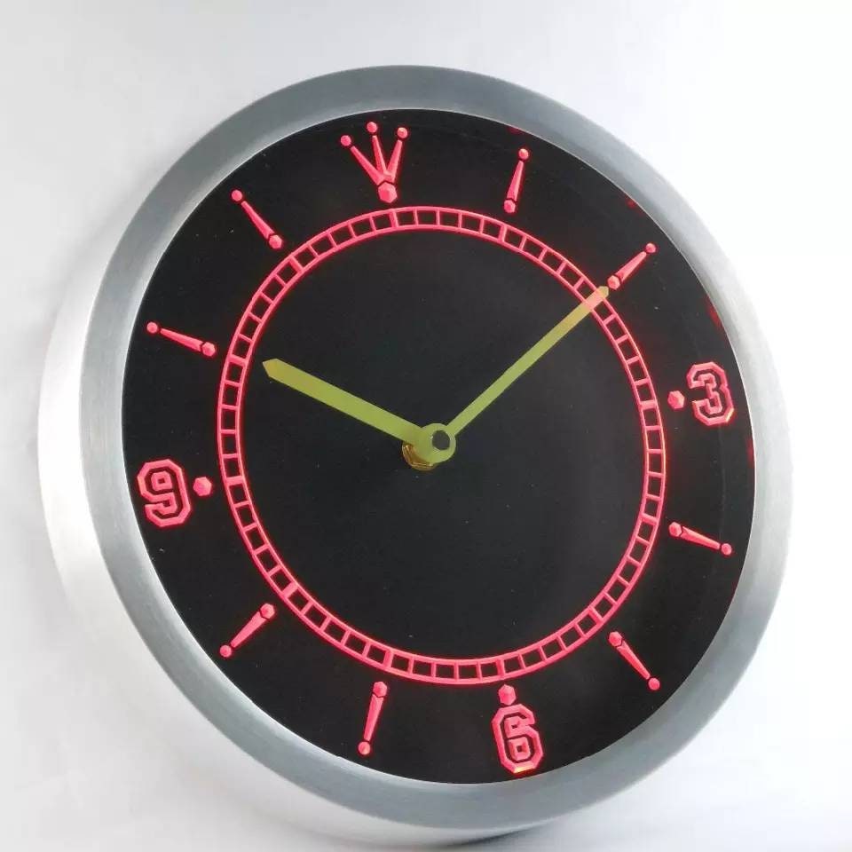 Custom Clock LED Light & Sign Etsy