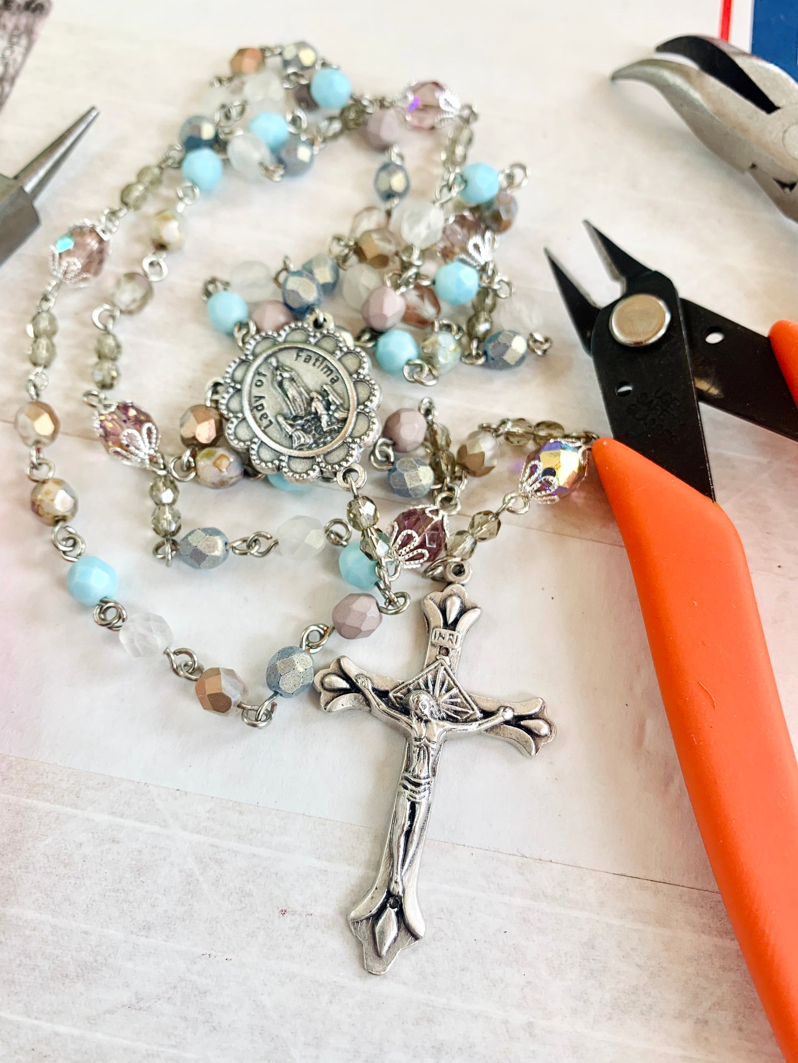 Rosary Repair Services Rosary Restoration Broken Rosary Etsy