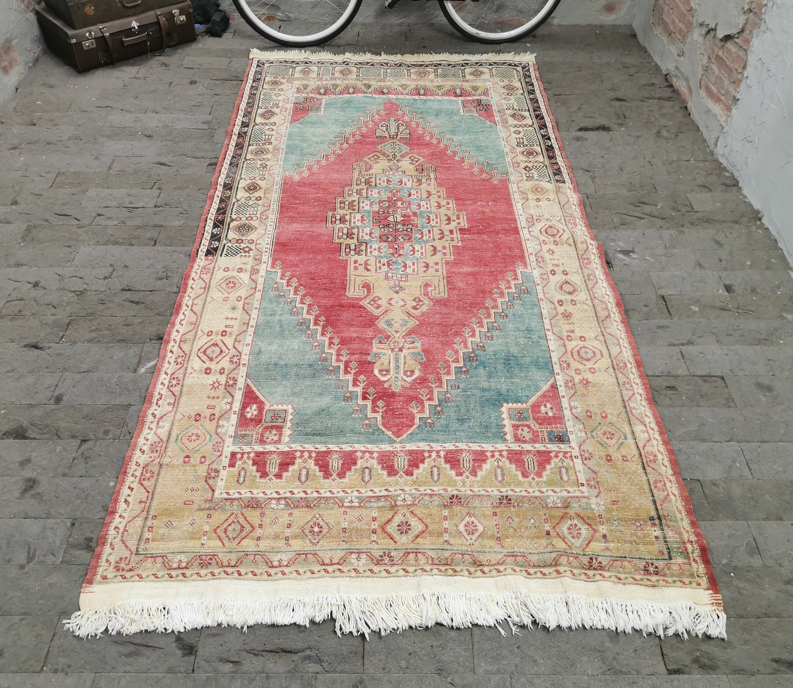 tapis Oushak Unique/4.7x9.8Ft