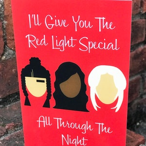 Red Light Special- Greeting Card