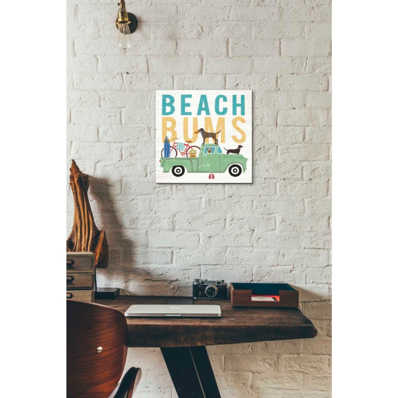 Giclee Canvas Wall Art 'beach Bums Truck I Square' by - Etsy