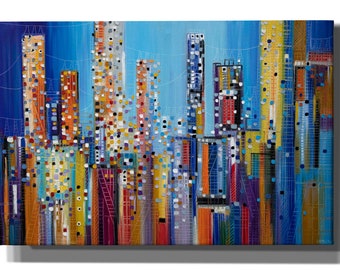 Urban Core by Ekaterina Ermilkina, Canvas Wall Art