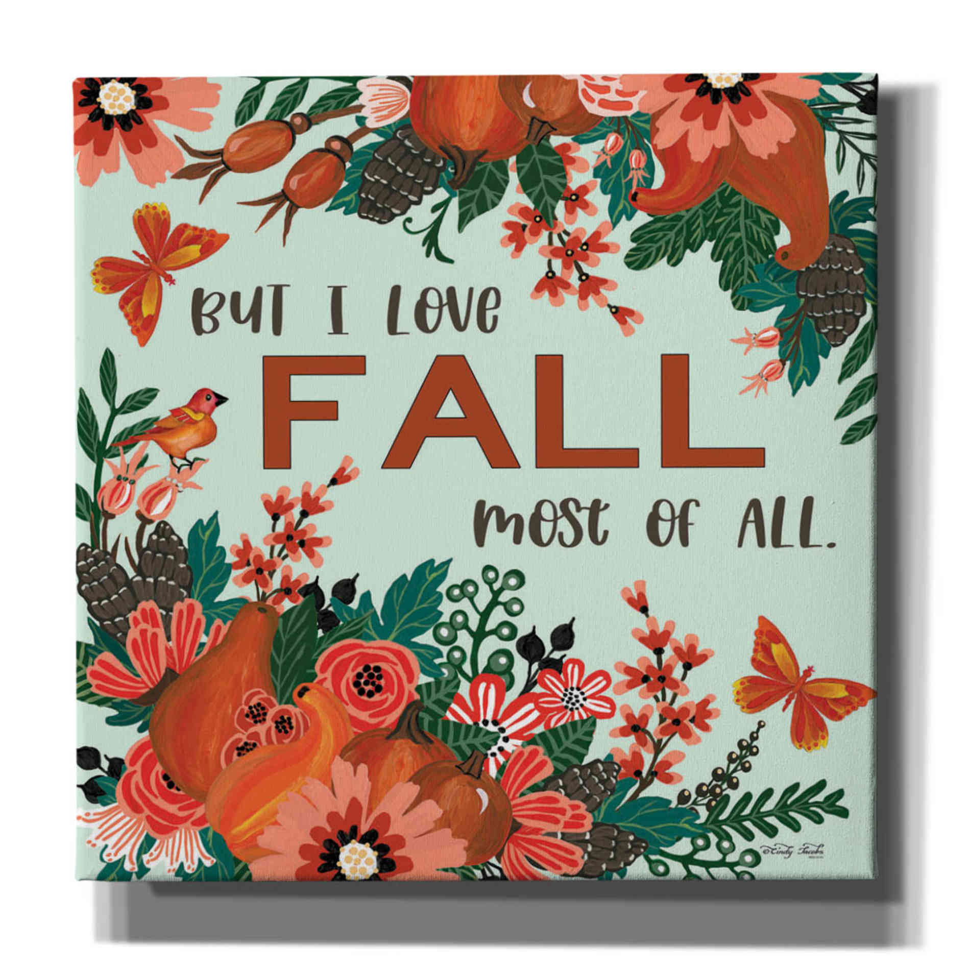 Giclée Art & Collectibles Canvas Wall Art Its Fall Yall by Cindy Jacobs ...