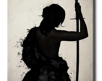 Female Samurai-Onna Bugeisha by Nicklas Gustafsson, Canvas Wall Art