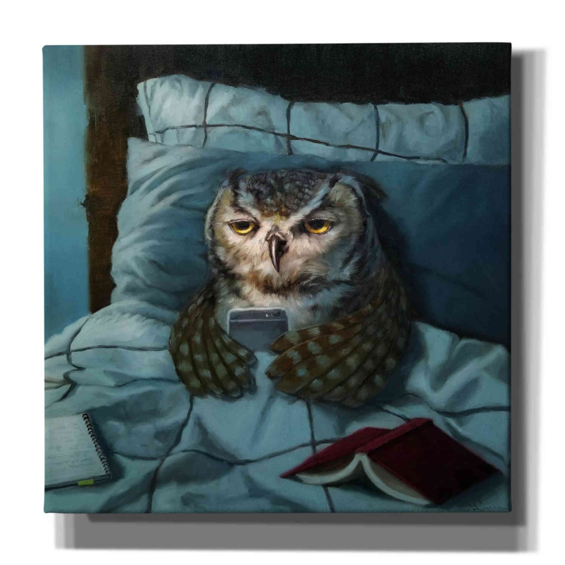 Night Owl by Lucia Heffernan, Canvas Wall Art - Etsy