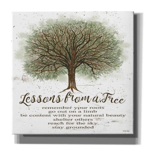 Lessons From a Tree by Cindy Jacobs, Canvas Wall Art