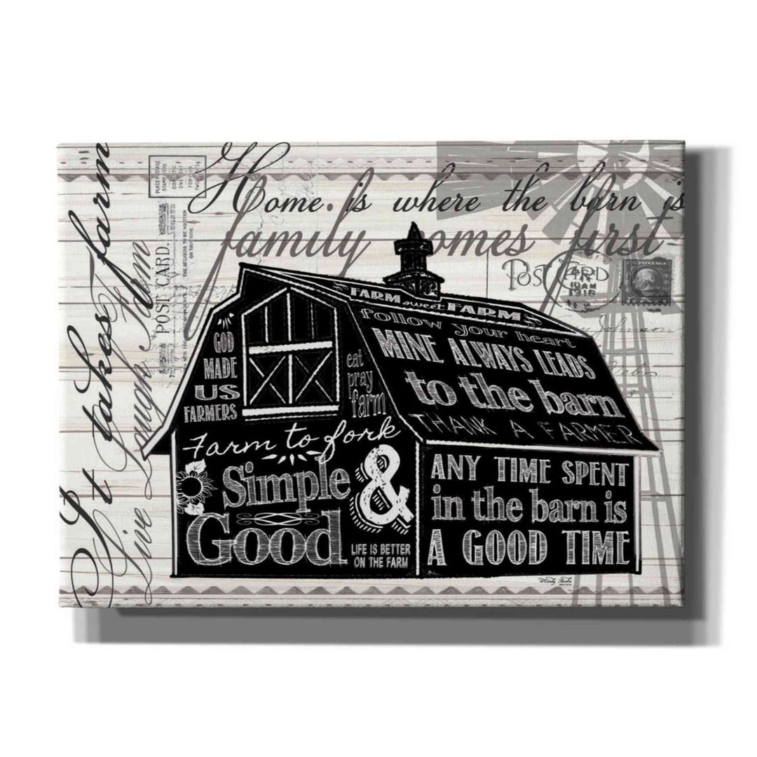 Simple & Good Barn by Cindy Jacobs, Canvas Wall Art - Etsy