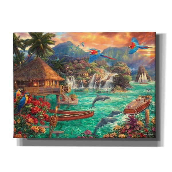 Island Life by Chuck Pinson, Canvas Wall Art