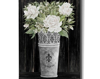 Acrylic Glass Wall Art 'punched Tin Floral I' by Cindy Jacobs - Etsy