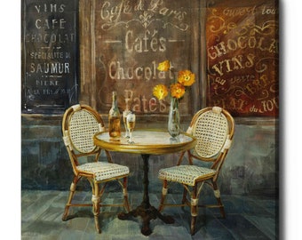 French Cafe by Danhui Nai, Canvas Wall Art