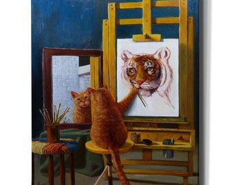 Norman Catwell by Lucia Heffernan, Canvas Wall Art