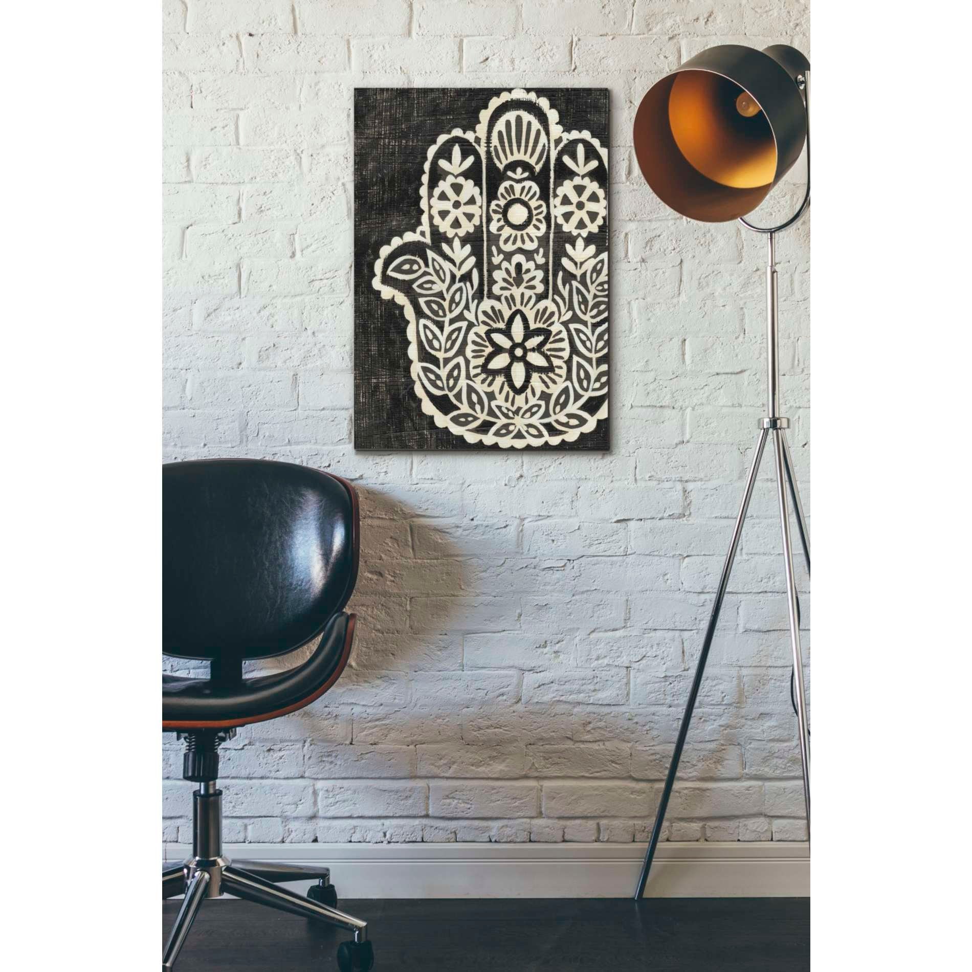 Giclee Canvas Wall Art 'Night Hamsa II' by Chariklia | Etsy