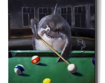 Pool Shark by Lucia Heffernan, Canvas Wall Art