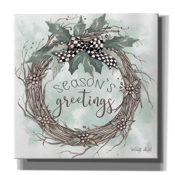 Seasons Greetings by Cindy Jacobs, Canvas Wall Art