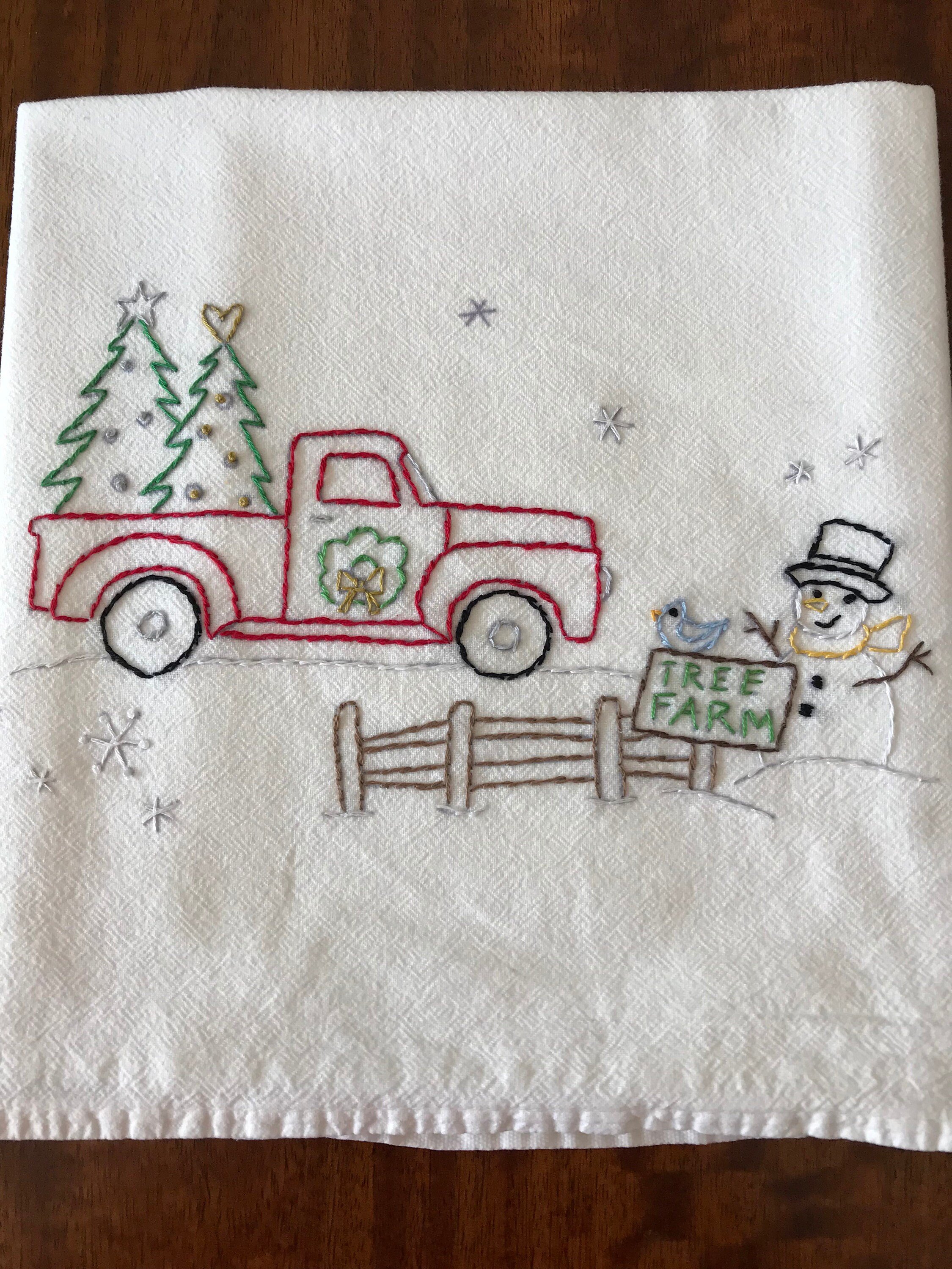 Farmhouse Flour Sack Individual Christmas Tea Towel (8) Designs – Anthem  Graphix