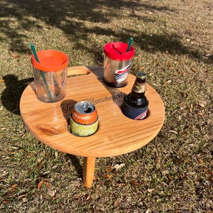 Mesa de cerveza al aire libre, plegable/portátil, regalo de boda personalizado, regalo de cumpleaños, camping, regalo para papá, regalo de jubilación, camping, fogata, RV