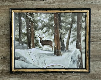 Original Oil Painting - "Trepidation" // Surreal Landscape