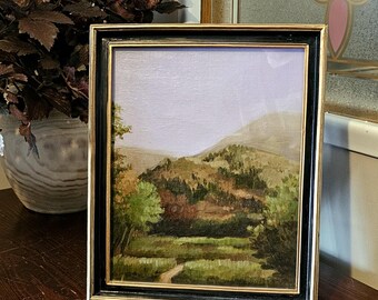 Framed Oil Painting - "Early Autumn No.2" // Surreal Landscape