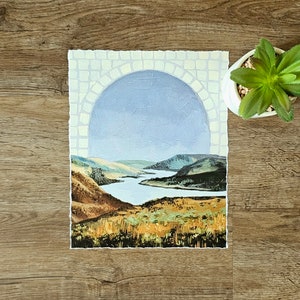 Oil Painting Print - &#39;Holocene&quot; // Surreal Landscape