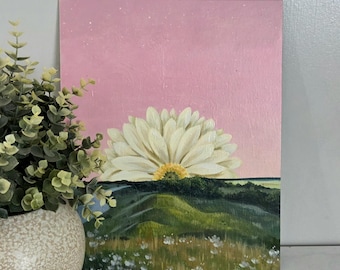 Original Oil Painting - "Eden" // Surreal Landscape