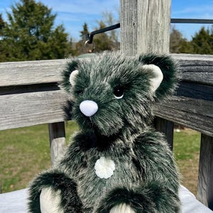 OOAK Handmade Teddy Bear Eustace is an Artist Teddy Bear Hand Sewn one of a kind collectible