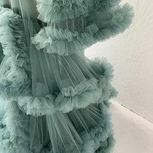 Free Size Tulle Maternity Robe for Photo Shoot/tulle Maternity - Etsy