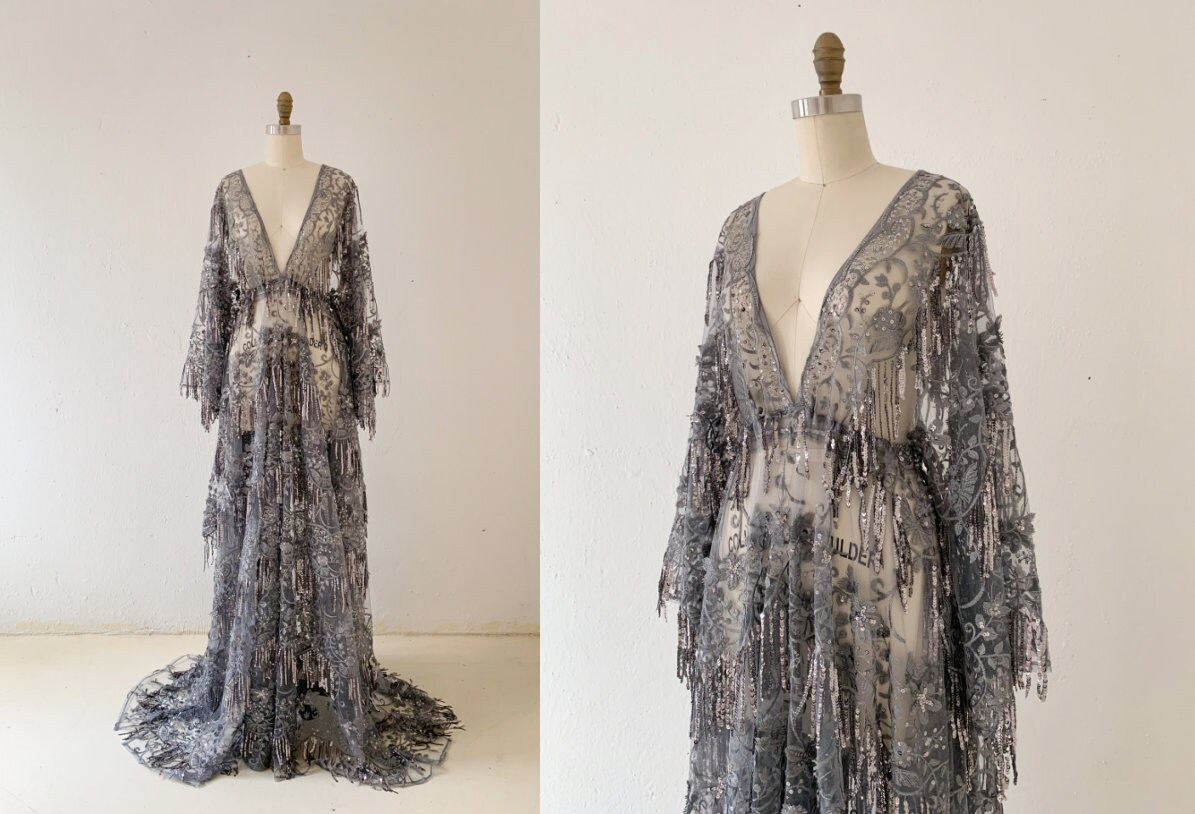 Free Size Lace Sequin Maternity Dress for Photo Shoot/plus Size Maternity  Gown/baby Shower Photography Dress Sequin Wedding Dress - Etsy