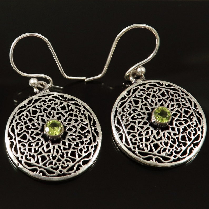 Citrine Amethyst Peridot Blue Topaz Faceted Rutilated Gemstone Natural Solid 925 Sterling Silver Earring Jewelry Drop Dangle Earring GTER-02