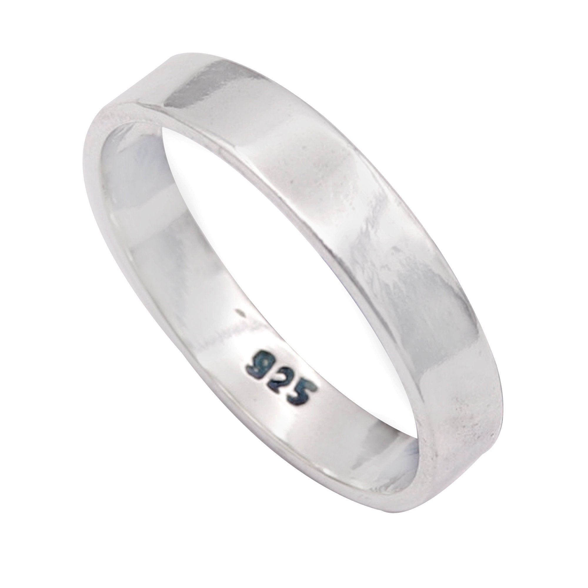 Solid 925 Sterling Silver Band Ring Handmade Jewelry Ring Men Etsy