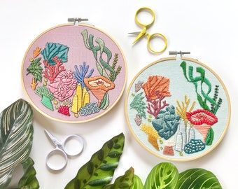 welcome to the jungle embroidery pattern jungle leaves etsy