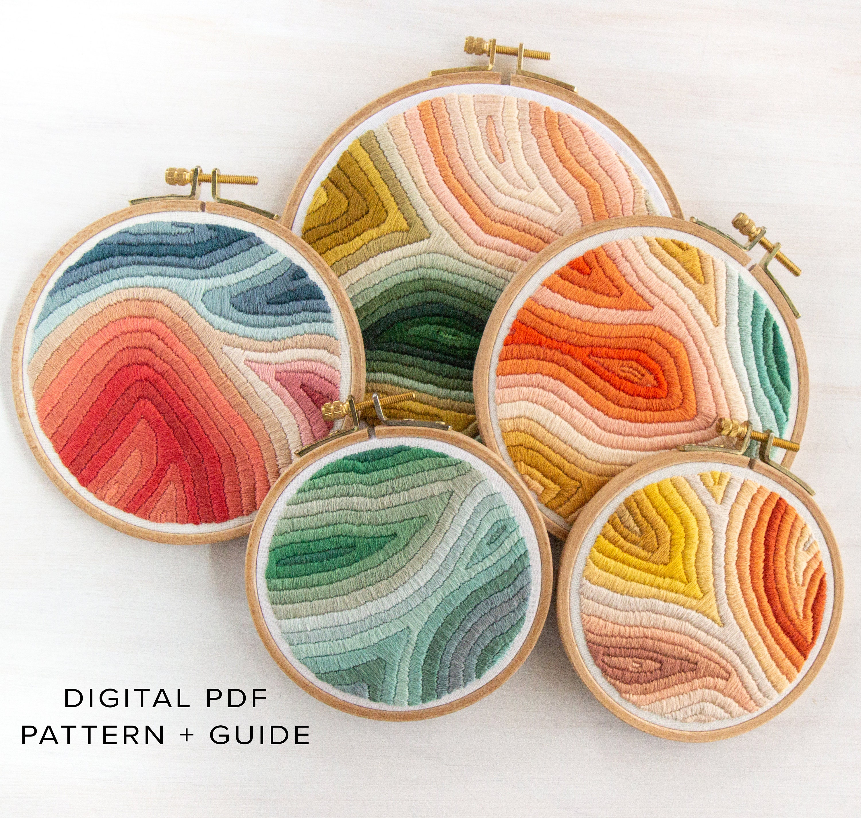 Rainbow Embroidery Kit for Kids, First Cross Stitch Project, DIY Knitting  Kit for Beginners 