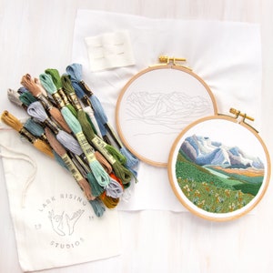 Mini-Mountain Embroidery Kit