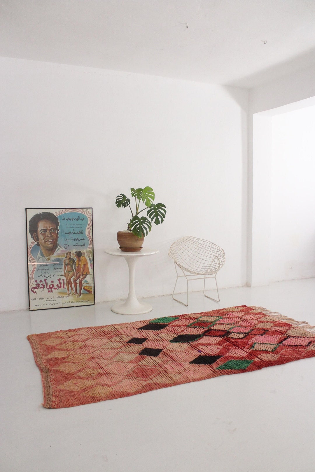 Vintage Moroccan Accent Rug SWEET TALK 5x9 Ft / 150x270 Cm Etsy