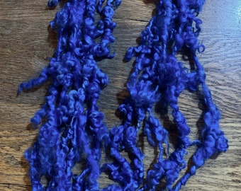 Art Yarn! Hand spun, hand dyed tailspun
