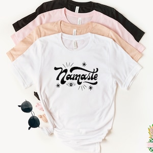 Namaste - This namaste shirt is great as a yoga class shirt or a shirt to meditate in!