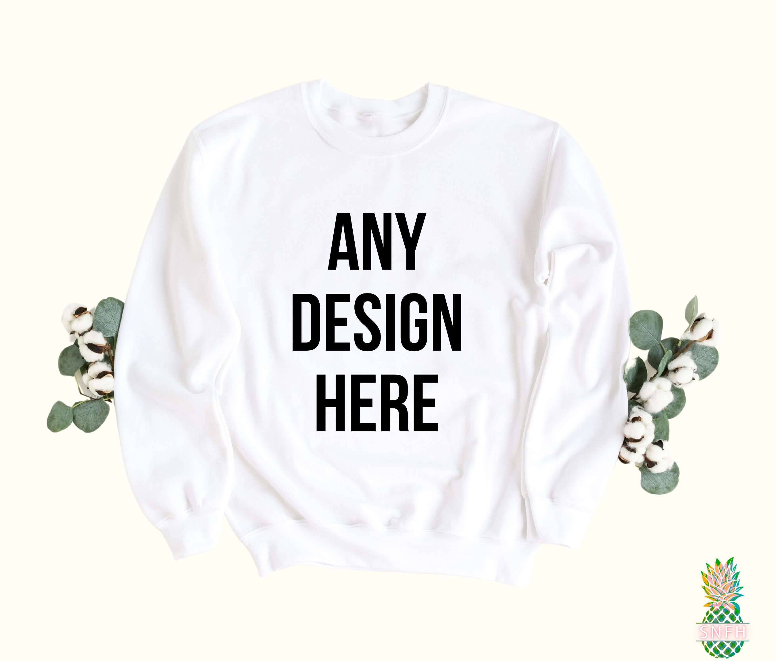 Custom Sweatshirt! Any of our designs now in a cozy fleece sweatshirt!