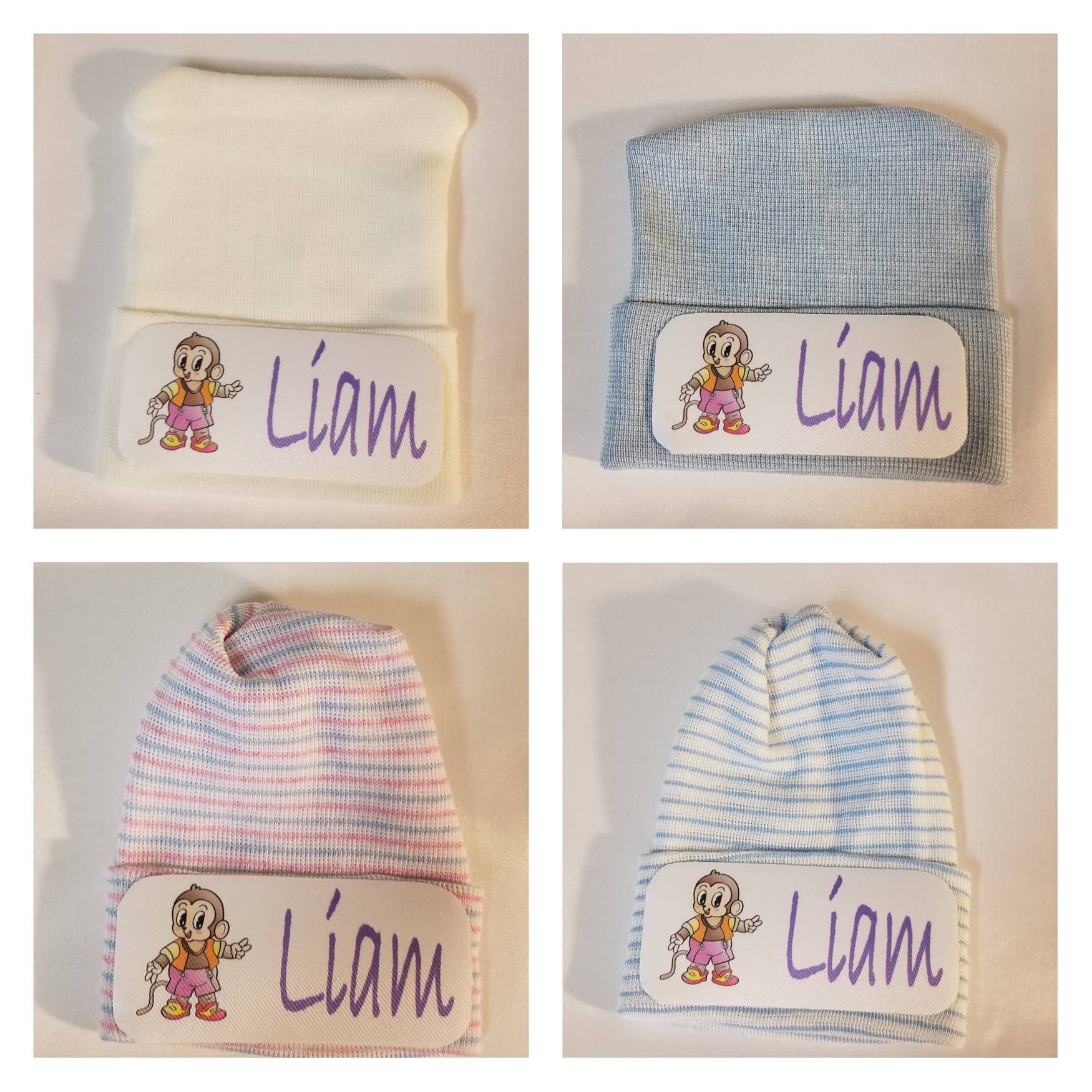 Personalized Newborn Hat With Name. Boy Baby Hat Etsy UK
