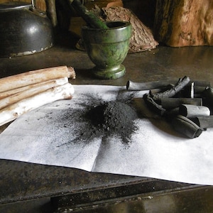 charcoal powder - alder buckthorn