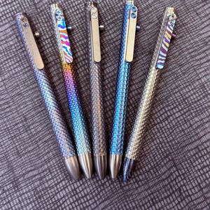 BilletSPIN EDC Mithril Metal CamPen