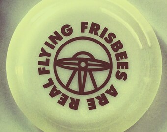 9" Glow In The Dark UFO Frisbee