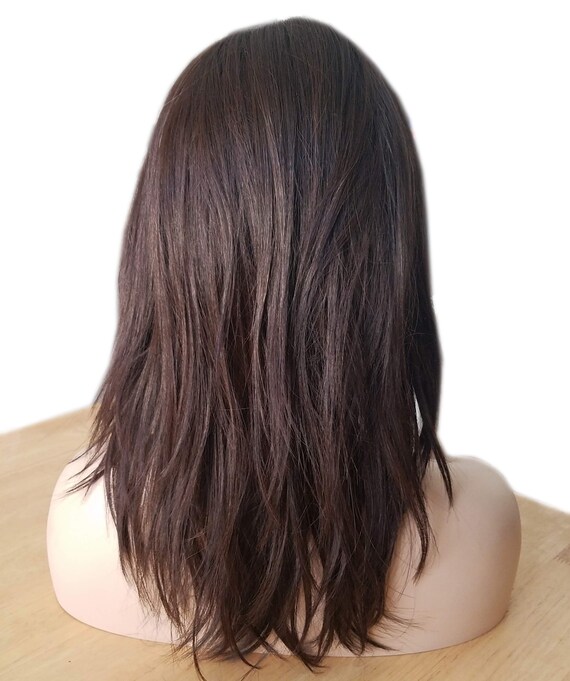 Forever Young Textured Layers Wig Color 4 Brunette Heat Etsy
