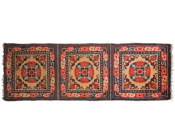 2 x 6 Antique Chinese Hand-Knotted Rug Runner 021370