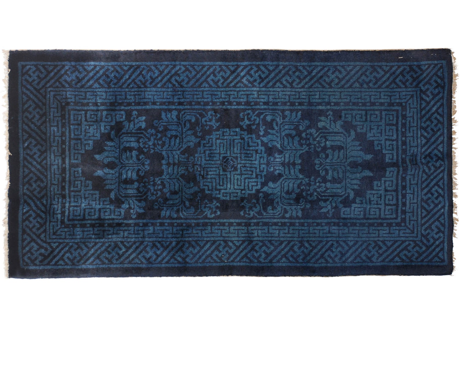 2 X 4 Antique Chinese Handknotted Rug 021338 Etsy