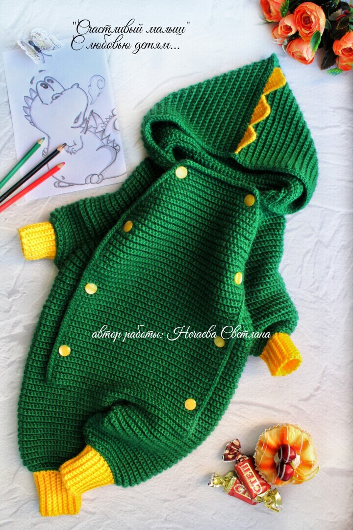 crochet newborn romper