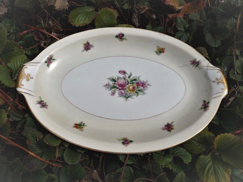 Vintage Thanksgiving Turkey Ceramic Serving Platter Plates Etsy