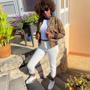 Giubbotto Bomber &quot;Banku&quot; / Giacca Donna / Multicolore / Manica Lunga
